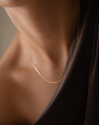 Liva – guld halskæde