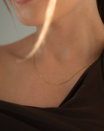 Liva – guld halskæde