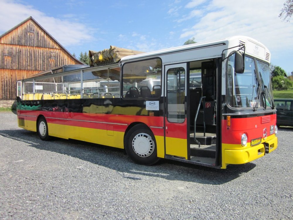 Partybus som den så ud i Tyskland inden den kom til Danmark og blev omdøbt til cabrioletbussen fra EventTrucks.dk