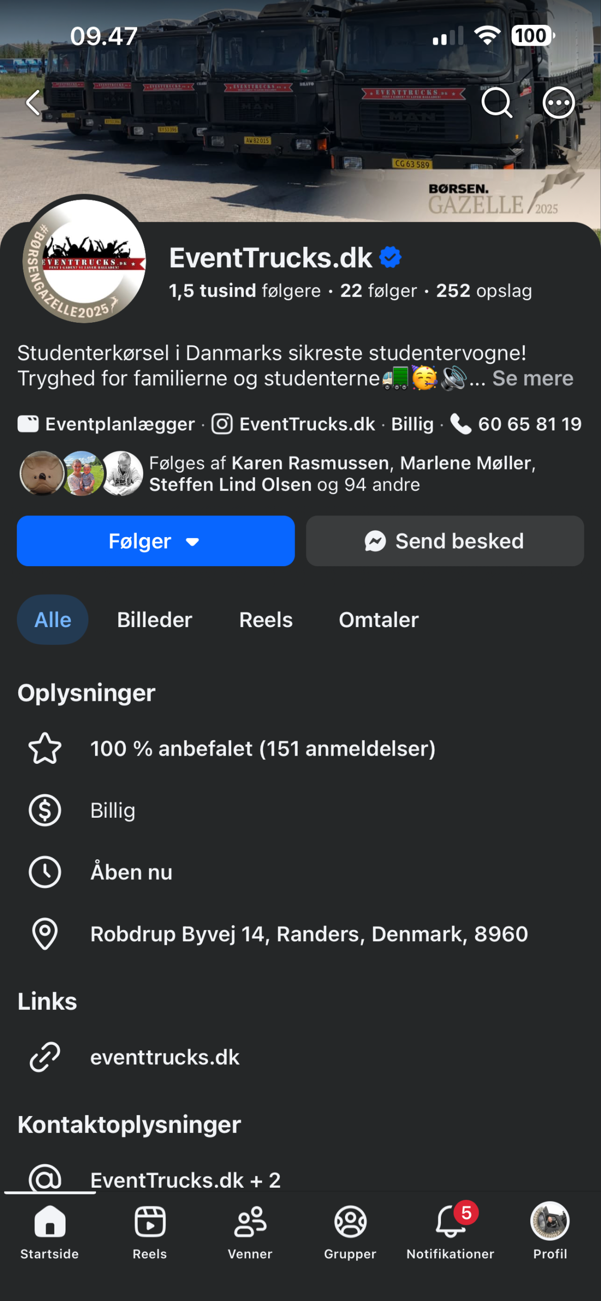 eventtrucks studenterk&oslash;rsel og studentervogne p&aring; facebook. f&oslash;lg os og deltag i konkurrencer