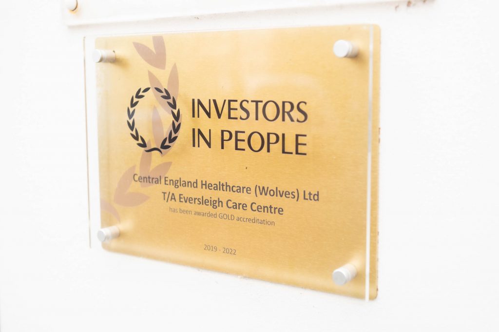 investors in people plaque