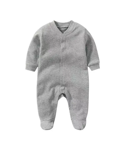 Dors-bien pour nouveau né à personnaliser, de couleur gris