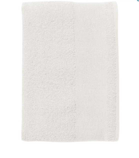 Essuie/serviette de bain et serviette d'inviter à personnaliser, blanc
