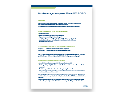 Kodierungsbeispiele DRG PleurX™ 2020