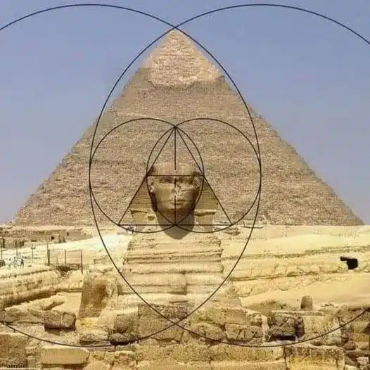Interrelations of Universal measures shown with the Sphynx and the 2. Pyramid