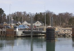 Det nye havneleje i Rørvig havn 6. april 2013