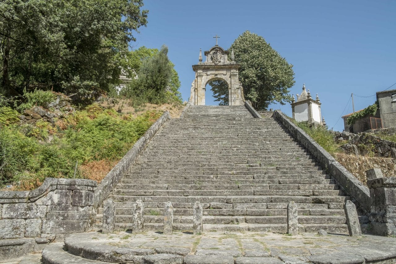 entry in the religious sanctuary Peneda, Portugal