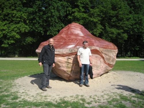 Stenskulptur i Tiergarten