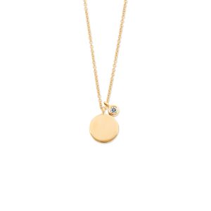 Herr & Fru Lohse Tiny Dancer Halsband med platta 0.03ct
