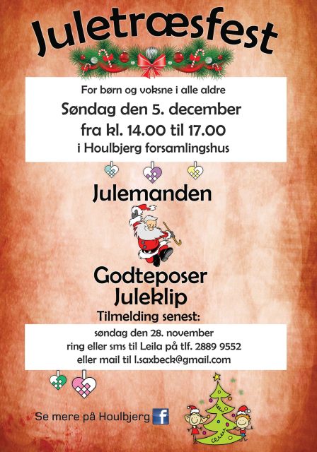 Gratis juletræsfest for børn og voksne