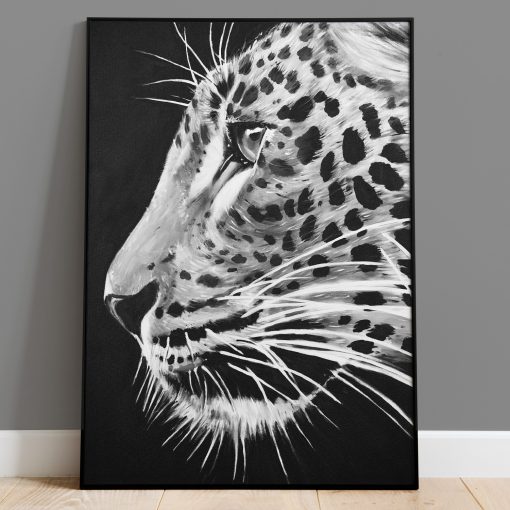 Leopard - Handmålad print