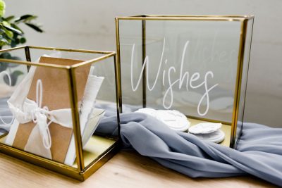 huren plexiglas enveloppendoos acryl bruiloft envelopbox glas kaartenbox envelop goud happy wishes cards wishes box transparant