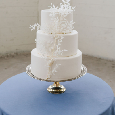 taartschaal zilver geschikt voor bruiloft decoratie