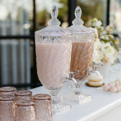 drankdispenser glas geschikt voor bruiloft decoratie