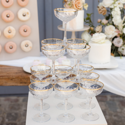 champagnetoren bruiloft geschikt voor bruiloft decoratie