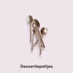 Ik wil de dessert/koffielepeltjes ook meebestellen. +€ 0,35