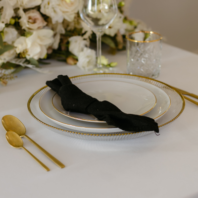 servet zwart decoratie bruiloft geschikt voor bruiloft decoratie