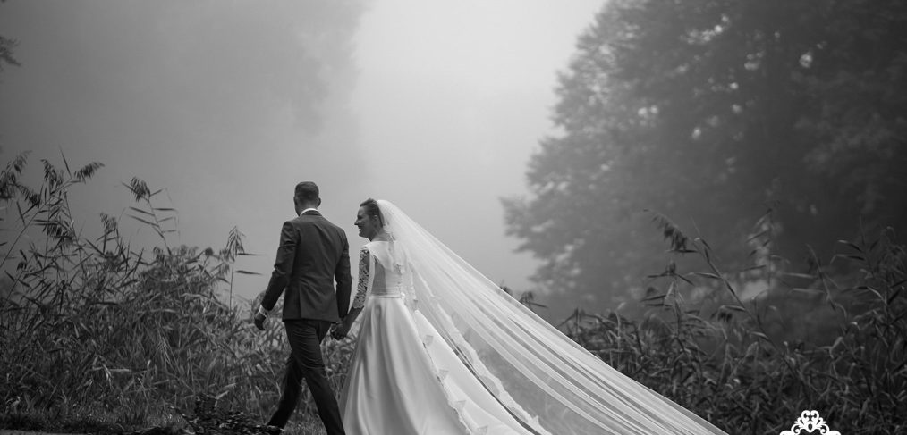 Huibert van Rossum fotografie bruidsfotografie zwart wit trouwfoto's