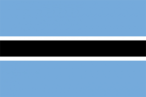 Botswanas flagga