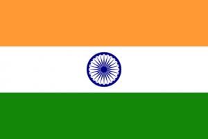 Indiens flagga