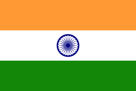 Indiens flagga