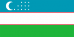 uzbekistans flagga