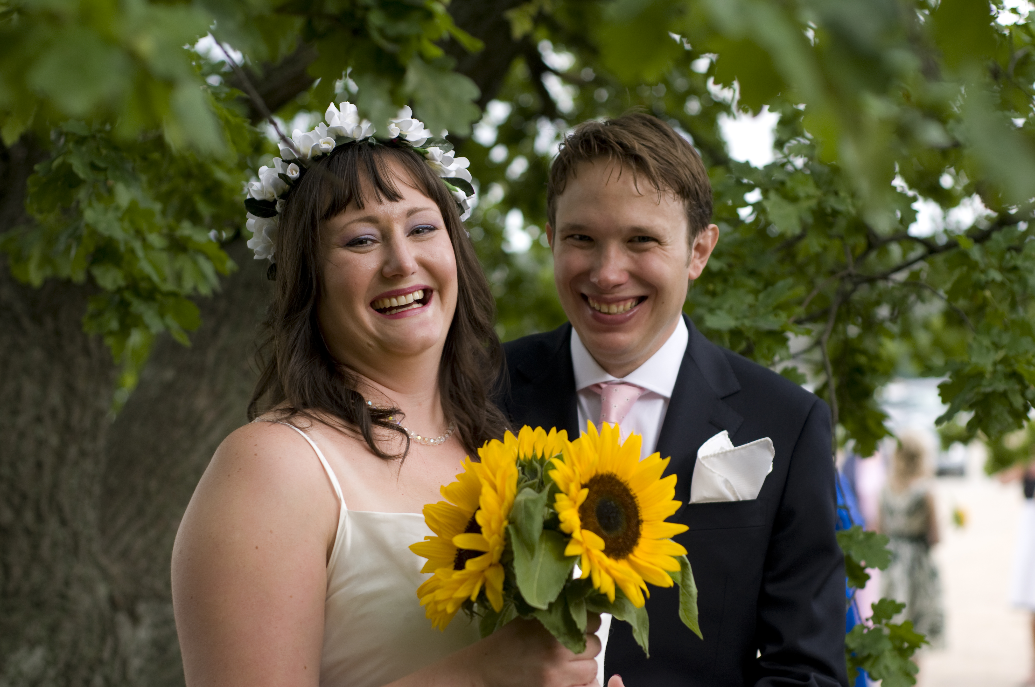 Hanna och Andreas bröllopskort