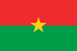 Burkina fasos flagga