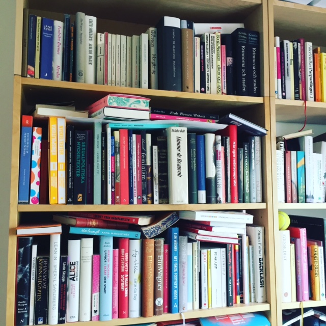Det fysiska feministbiblioteket. Shelfie