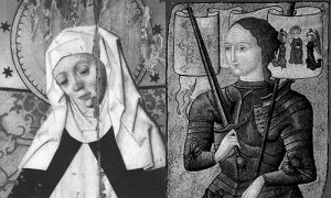 Den heliga Birgitta och Jeanne d'Arc