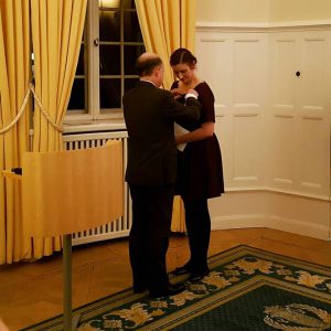 Birgitta får Hederslegionen Birgitta får Hederslegionen
