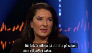 Marina Abramovic i Skavlan