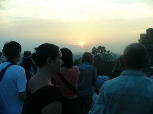 Angkor Wat i solnedgång