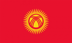 Kirgizistans flagga