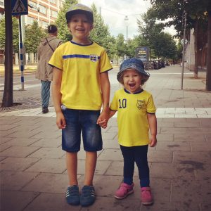Mina fotbollsfan-ungar Mina fotbollsfan-ungar