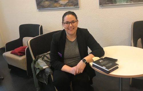 Niviaq Korneliussen på bokmässan 2018 Niviaq Korneliussen på bokmässan 2018