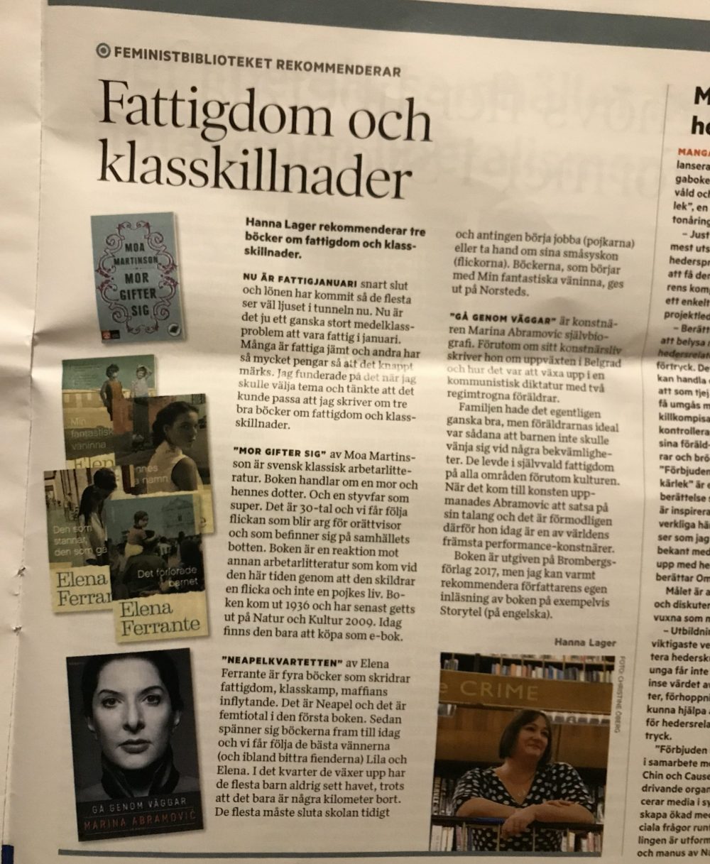 Fattigdom och klasskillander i Tidningen Nu