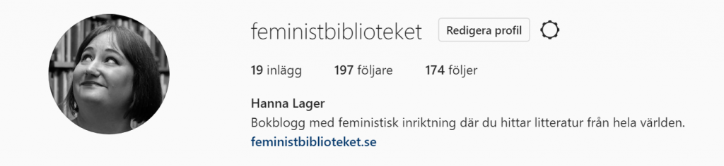 Feministbiblioteket på Instagram
