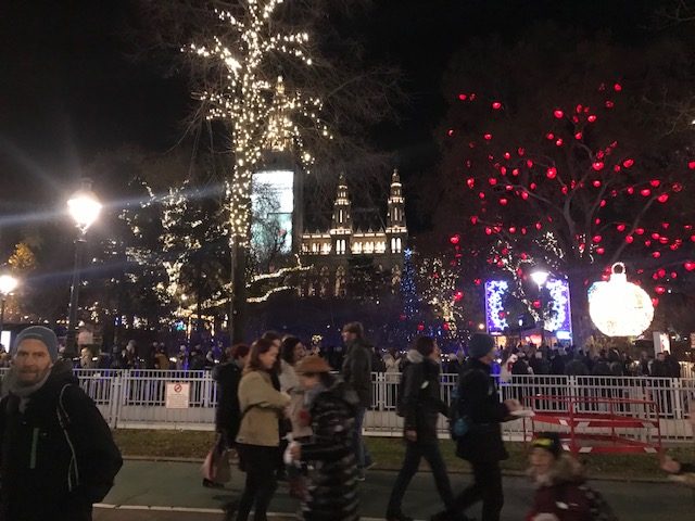 Julmarknad vid Rathaus