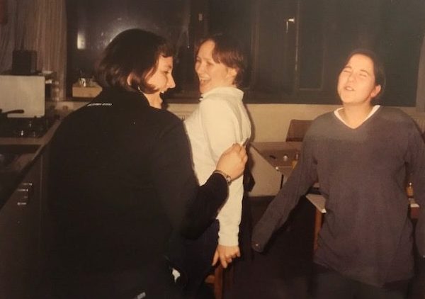 Jag, R och J på party i vårt studentkök Jag, R och J på party i vårt studentkök