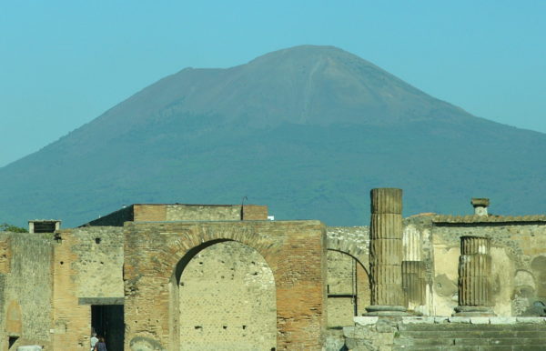 Pompeji och Vesuvius
