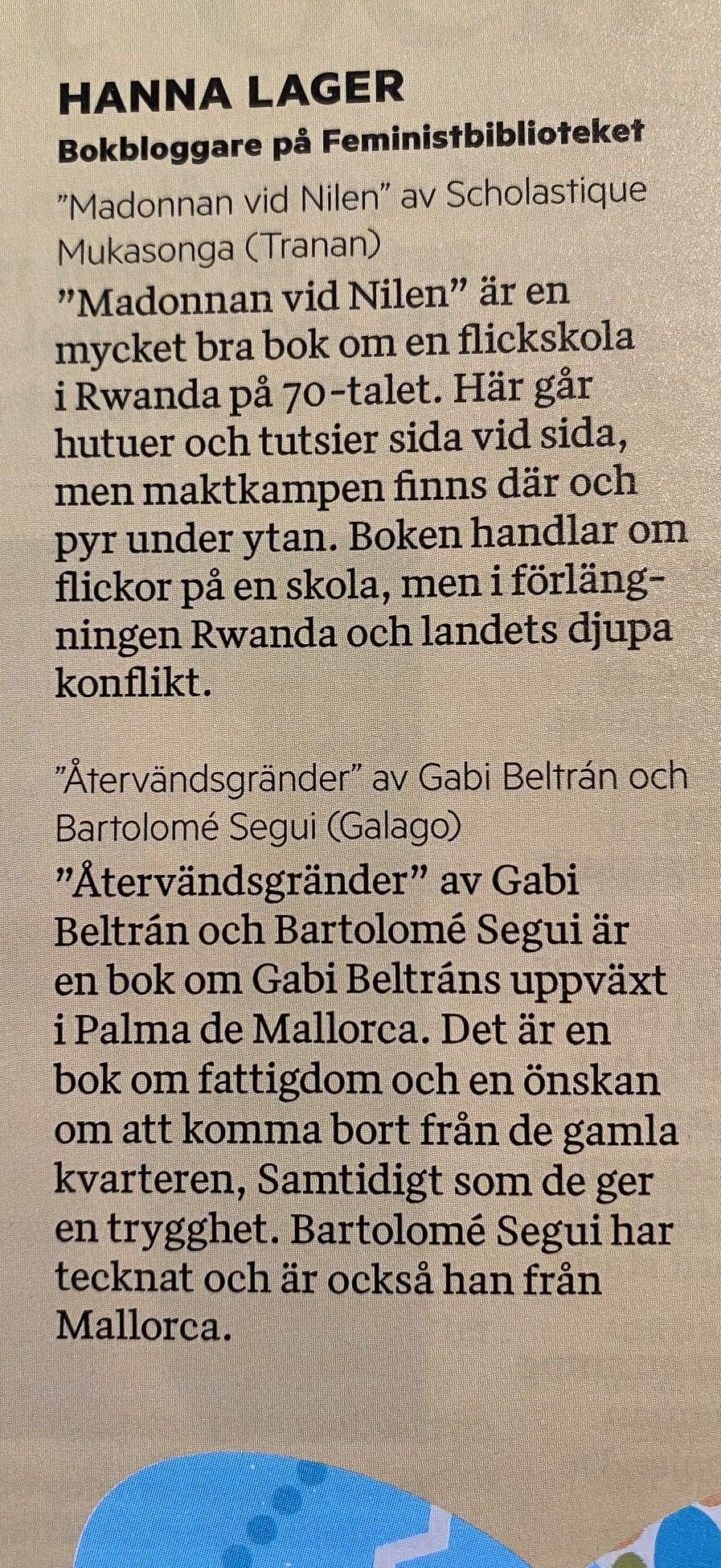 Böcker i Tidningen Nu påsken 2021