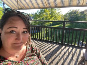 Selfie på altanen
