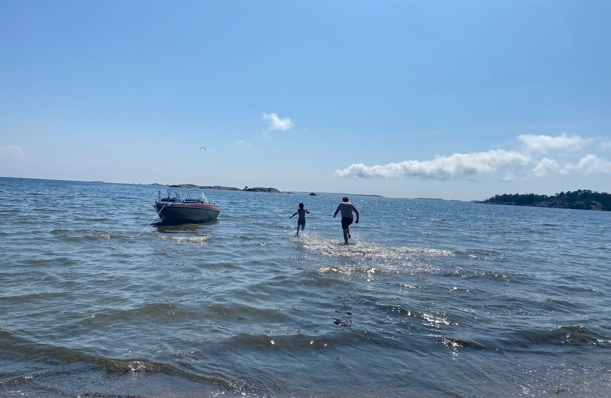 Bad på Järflotta sommaren 2021