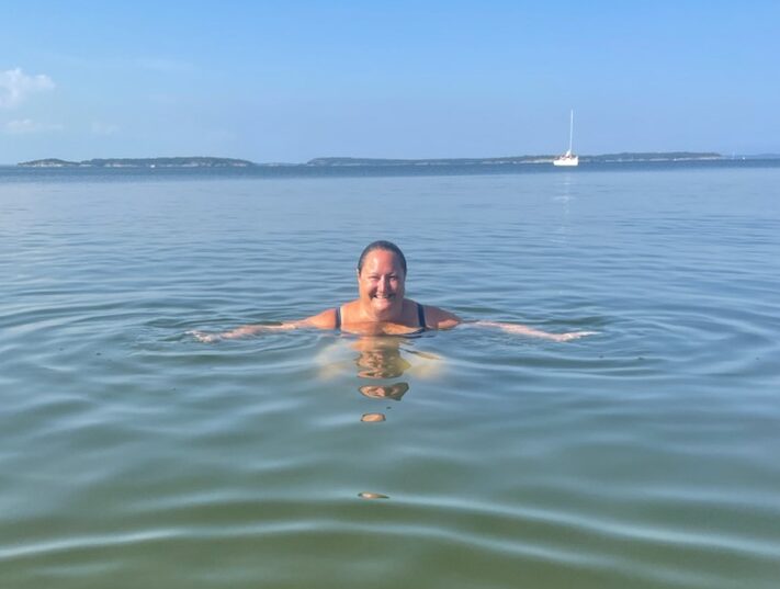 Jag badar Jag badar