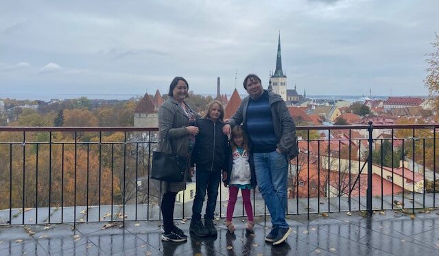 Familjen Lager Ericson i Tallinn