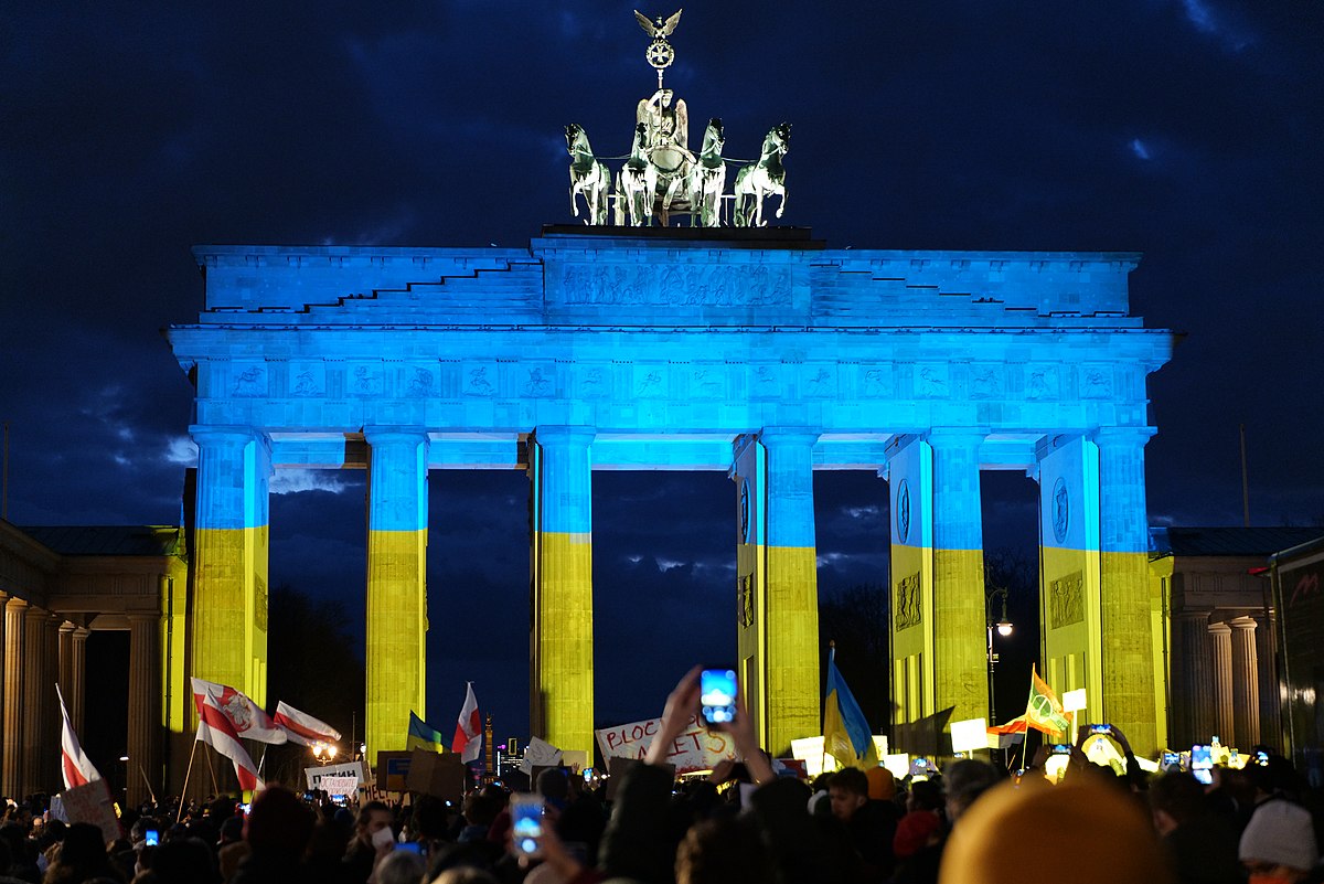 Ukrainademonstration i Berlin 2022