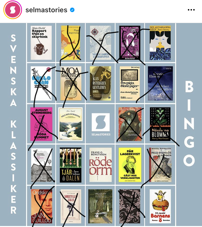 SelmaStories klassikerbingo