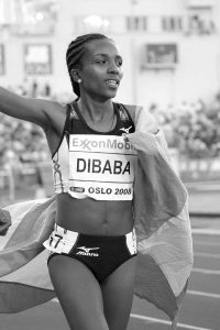 Tirunesh Dibaba på Bislett Games 2008