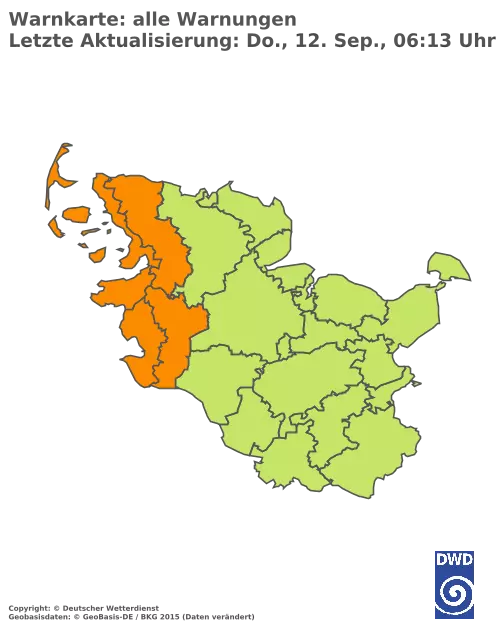 Aktuelle Wetterwarnungen für  Steinburg